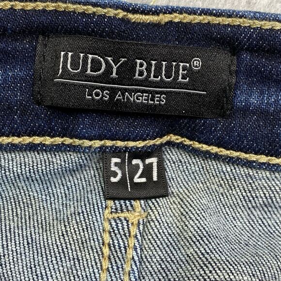 Judy Blue Jeans Womens 5/27 Skinny Fit Medium Wash Mid Rise Stretch Denim Pants - Picture 8 of 13